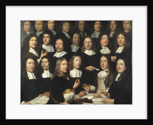 Group Portrait of the Mint Masters of Dordrecht by Samuel Dirksz van Hoogstraten