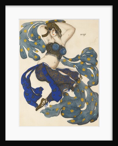 Odalisque. Costume design for the ballet Sheherazade by N. Rimsky-Korsakov by Léon Bakst