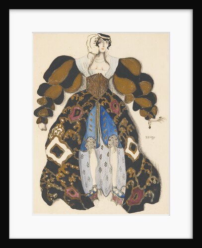 Costume design for the Ballet La Légende de Joseph by R. Strauss by Léon Bakst