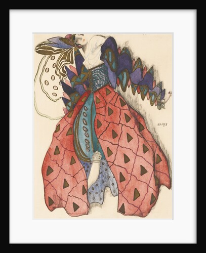 Costume design for the Ballet La Légende de Joseph by R. Strauss by Léon Bakst