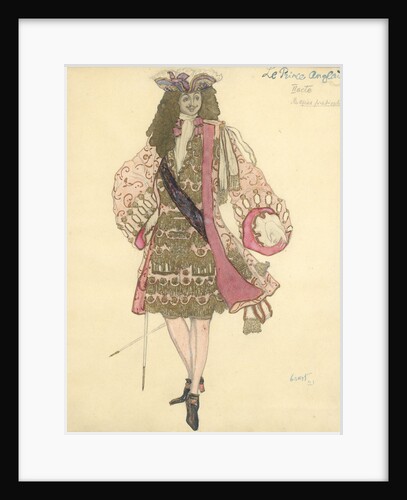 Costume design for the ballet Sleeping Beauty by P. Tchaikovsky by Léon Bakst