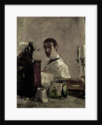 Self-portrait in front of a mirror by Henri de Toulouse-Lautrec