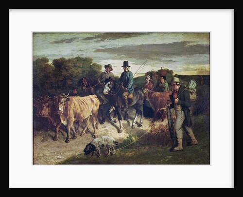 The Peasants of Flagey Returning from the Fair by Gustave Courbet