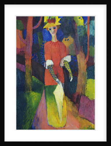 Lady in a Park by August Macke