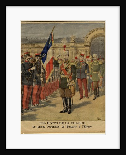 Ferdinand I of Bulgaria at the Élysée Palace by Henri Meyer