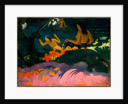 By the Sea (Fatata te Miti) by Paul Eugéne Henri Gauguin