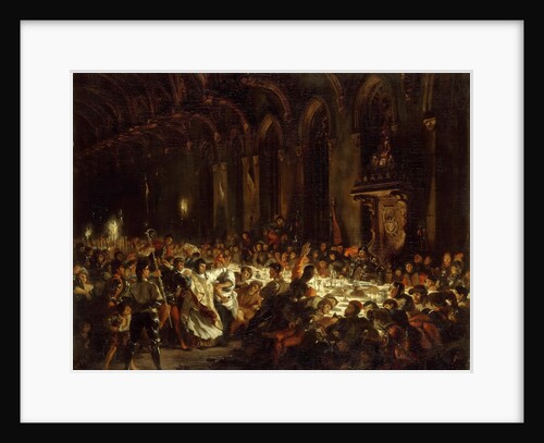 The Assassination of the Bishop of Liège by Eugène Delacroix