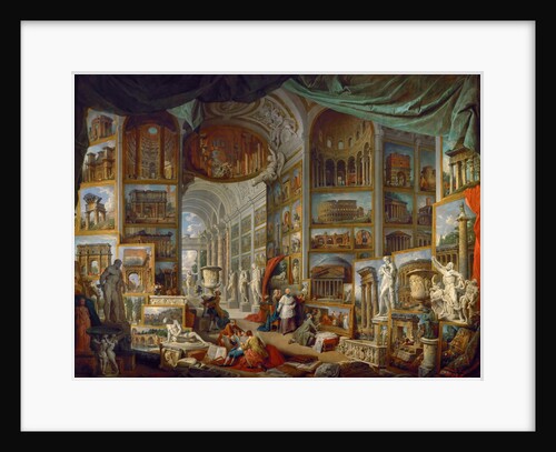 Picture Gallery with Views of Ancient Rome (Roma Antica) by Giovanni Paolo Panini