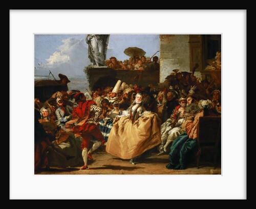 Carnival Scene (The Minuet) by Giandomenico Tiepolo