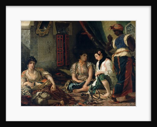 The Women Of Algiers In Their Apartment by Eugène Delacroix
