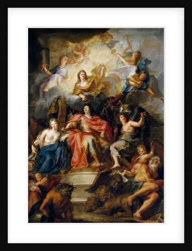 The glorification of Louis XIV by Antoine Coypel