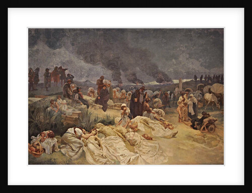 Petr Chelcicky at Vodnany (The cycle The Slav Epic) by Alfons Marie Mucha