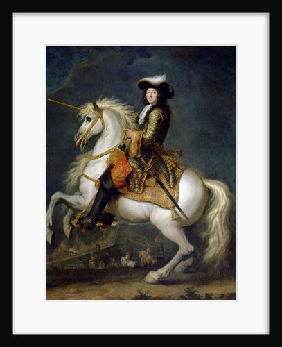 Equestrian portrait of Louis XIV by René-Antoine Houasse