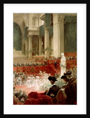 Celebration of the 100th Birthday of Victor Hugo at the Panthéon in Presence of the President Félix by Théobald Chartran
