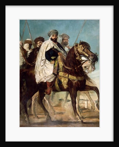 Ali-Ben-Hamet, Caliph of Constantine and Chief of the Haractas, followed by his Escort by Théodore Chassériau
