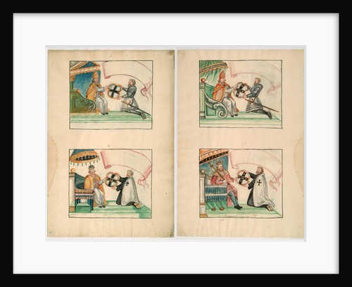 Popes and Emperor give privileges to the Teutonic Knights by Anonymous