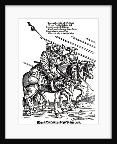 Military campaign of the Landsknechts by Erhard Schoen