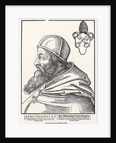 Portrait of Pope Paul III Farnese by Erhard Schoen