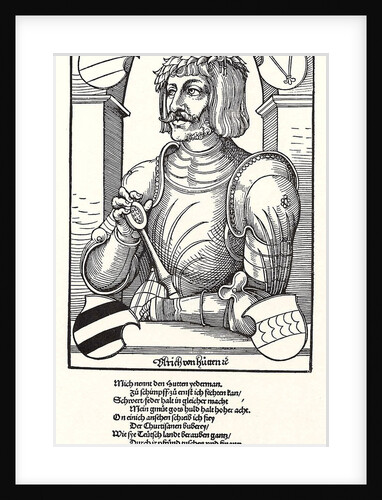 Portrait of Ulrich von Hutten by Erhard Schoen