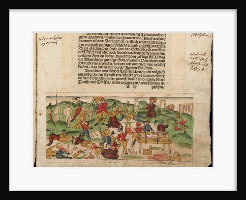 Russian atrocities in Livonia in 1578 by Anonymous