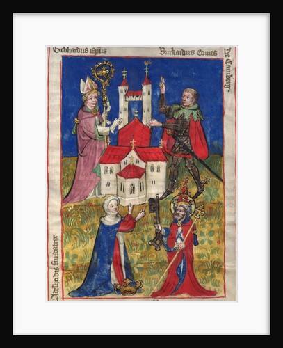The founding of the Oehringen convent of canons in 1037 by Anonymous