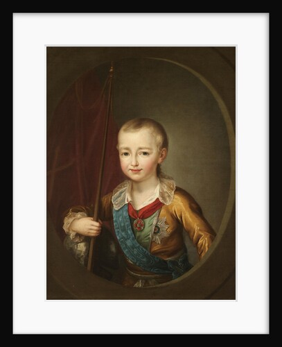 Portrait of Grand Duke Alexander Pavlovich (Alexander I) as Child by Dmitri Grigorievich Levitsky