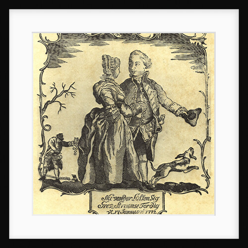 Luck Turns For You, Count Struensee! (Popular print) by Anonymous