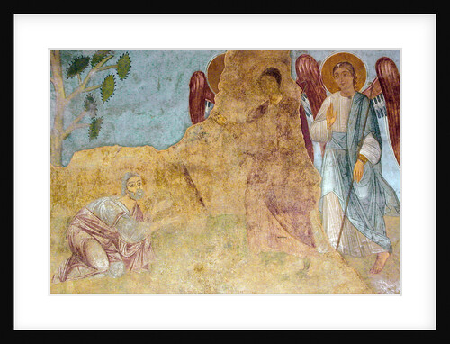 The Hospitality of Abraham (Old Testament Trinity) by Ancient Russian frescos