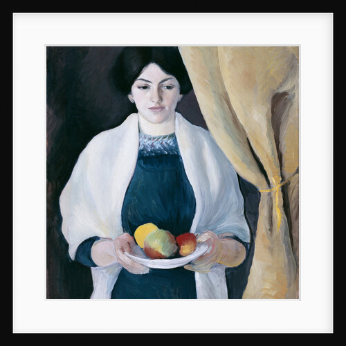 Portrait with Apples by August Macke