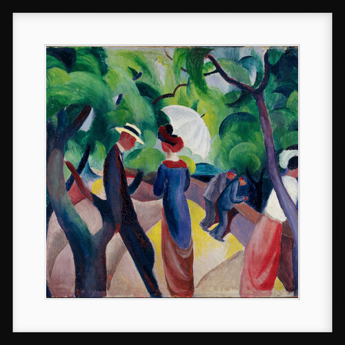 Promenade by August Macke