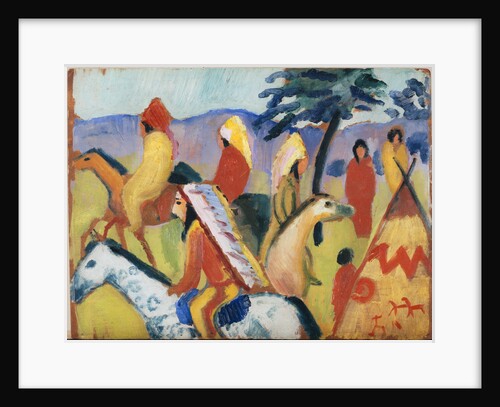 Indians on Horseback by August Macke