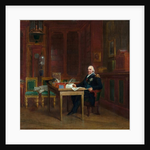 Louis XVIII in his Study at the Tuileries by François Pascal Simon Gérard