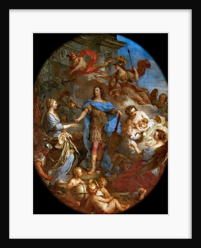 Louis XV Bringing Peace to Europe by François Le Moyne