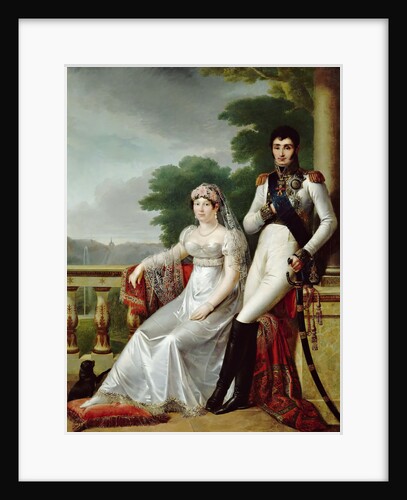 Jérôme Bonaparte and Catharina of Württemberg as King and Queen of Westphalia by François-Joseph Kinson