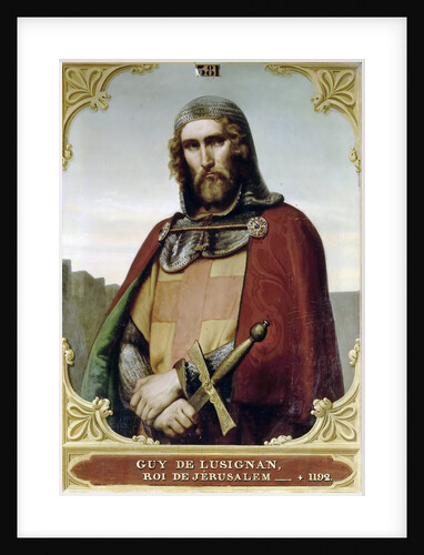 Guy of Lusignan, King of Jerusalem and Cyprus by François-Édouard Picot