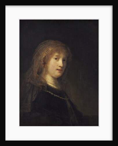 Portrait of Saskia van Uylenburgh by Rembrandt van Rhijn