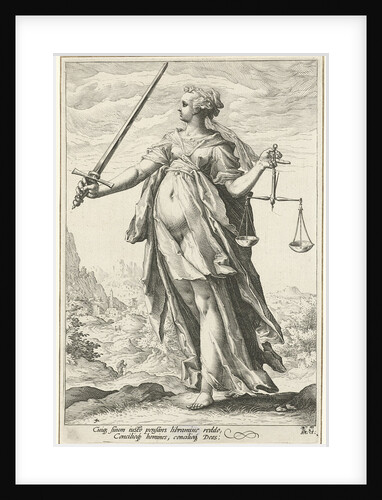 Fairness (Justice) by Hendrick Goltzius