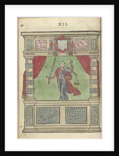 Personification of Justice by Antoni van Leest