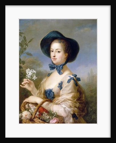 Jeanne-Antoinette Poisson, marquise de Pompadour (Belle Jardiniere) by Carle Van Loo