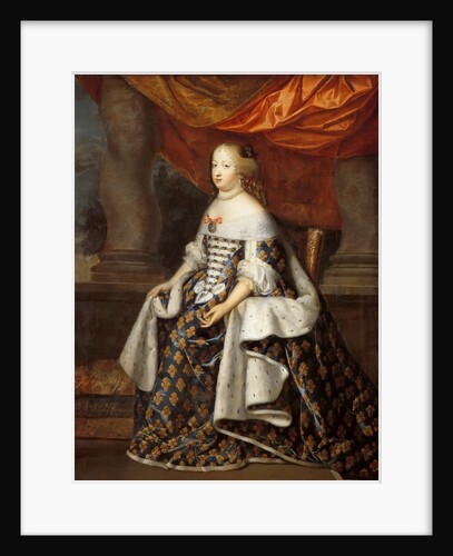 Portrait of Maria Theresa of Spain as Queen of France by Henri Beaubrun