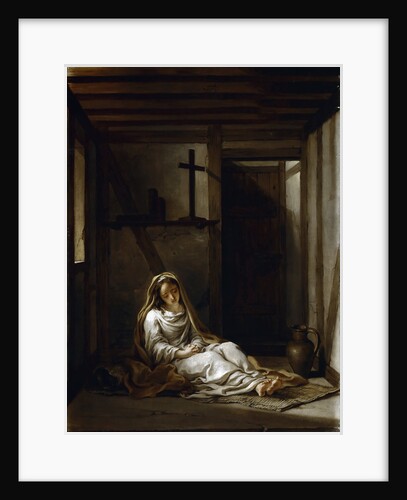 Saint Thaïs in her cell by Antoine Coypel