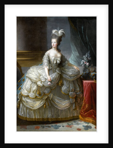 Portrait of Queen Marie Antoinette of France by Marie Louise Elisabeth Vigée-Lebrun