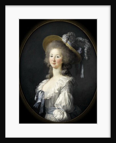 Portrait of Marie Louise of Savoy, Princess of Lamballe by Marie Louise Elisabeth Vigée-Lebrun