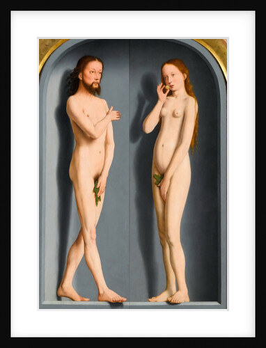 Adam and Eve (Sedano Family Triptych, exterior panels) by Gerard David