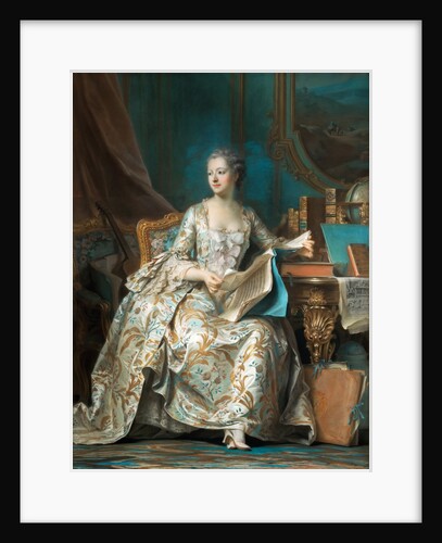 Portrait of the Marquise de Pompadour by Maurice Quentin de La Tour