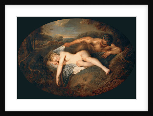 Nymph and Satyr (Jupiter and Antiope) by Jean Antoine Watteau
