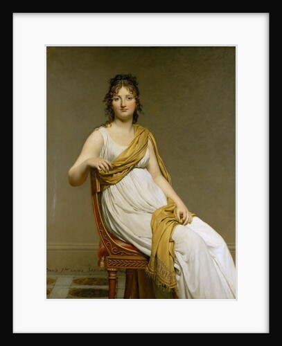 Portrait of Madame Raymond de Verninac, née Henriette Delacroix by Jacques Louis David