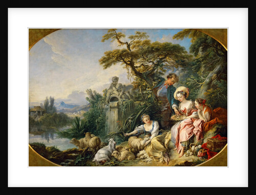The Shepherds Presents (The Nest) by François Boucher