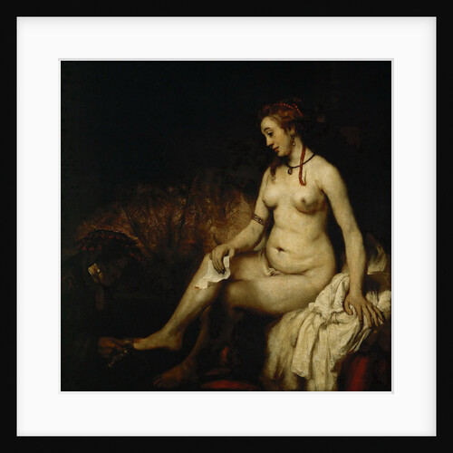 Bathsheba at Her Bath (Bathsheba with King Davids Letter) by Rembrandt van Rhijn