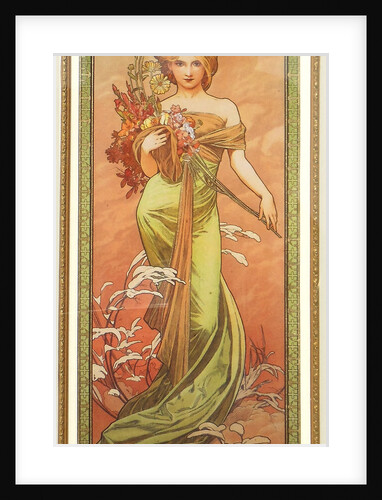 Spring by Alfons Marie Mucha